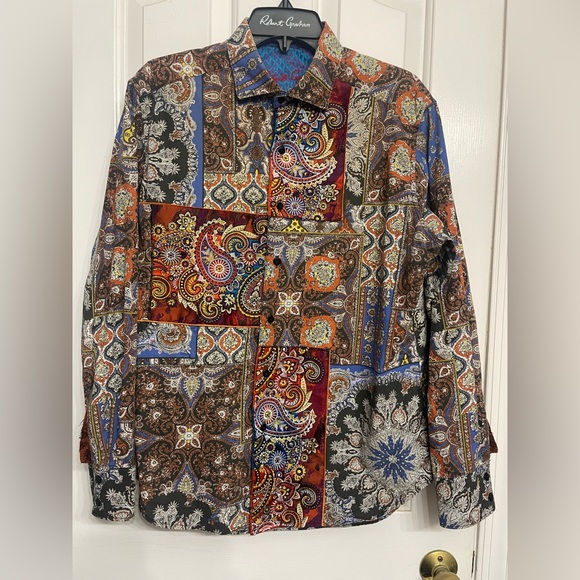 Robert Graham Limited Edition | Koster Long Sleeve Sport Shirt | Size: Medium - Picture 2 of 5